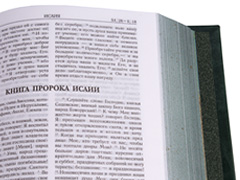 Купить Библию в кожаном переплете, зеленую, синоидальный перевод. Фото 4