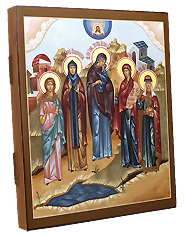Икона писанная "Собор святых Анн".