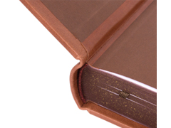 Купить Православный молитвослов. (Оптинский). Кожаный переплет, две закладки, состаренный обрез. Цвет коричневый. Фото 7