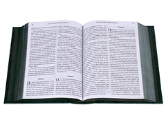  КУпить Библию, Крупный шрифт. Кожаный переплет, синодальный перевод, тиснение блинтовое, золотое и серебряное, ручная работа. Цвет зелёный. Фото 6