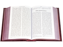 Купить Библию в кожаном переплете, синодольный перевод. Ручная работа, бордовая. Фото 2