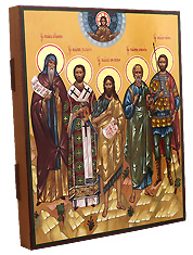 Икона писанная "Собор святых Иоаннов".