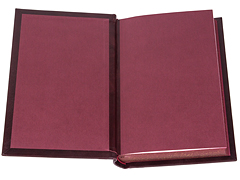 Купить Душеполезные поучения преподобных Оптинских старцев в 2 томах. Кожаный переплет, ручная работа, блинтовое и золотое тиснение. Цвет бордовый. Фото 3