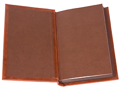 Купить Душеполезные поучения преподобных Оптинских старцев в 2 томах. Кожаный переплет, ручная работа, блинтовое и золотое тиснение. Цвет коричневый. Фото 5